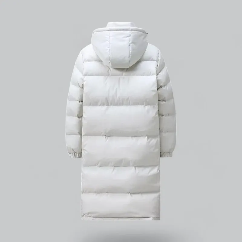 Men's Long Puffer Parka | Winter Jacket, Insulated, Water-Resistant, Hooded Design