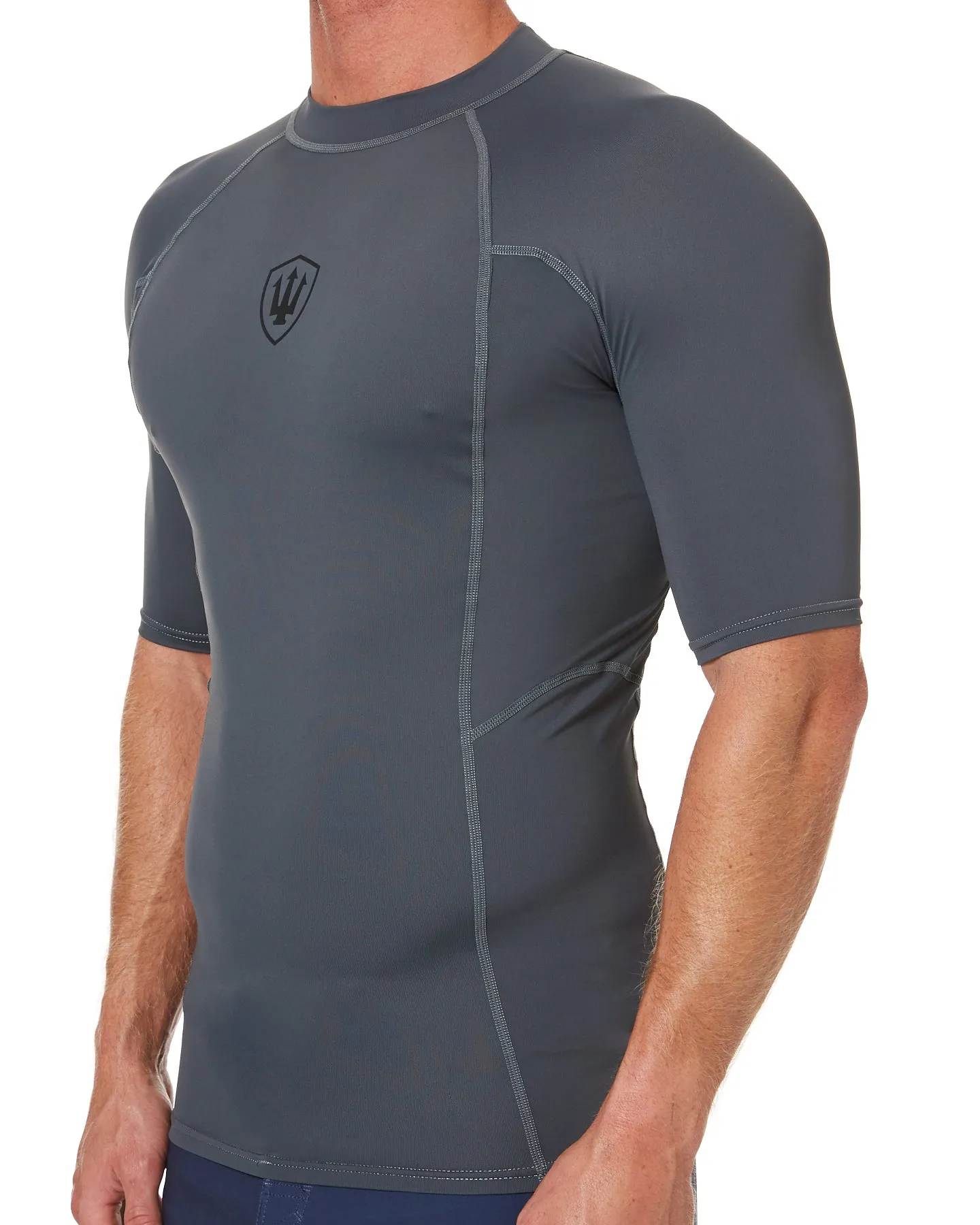 Mens S/S Fitted Rash Shirt