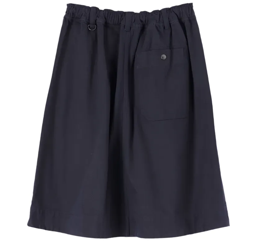 MHL W' Panelled Scout Skirt Worn Cotton Drill Ink