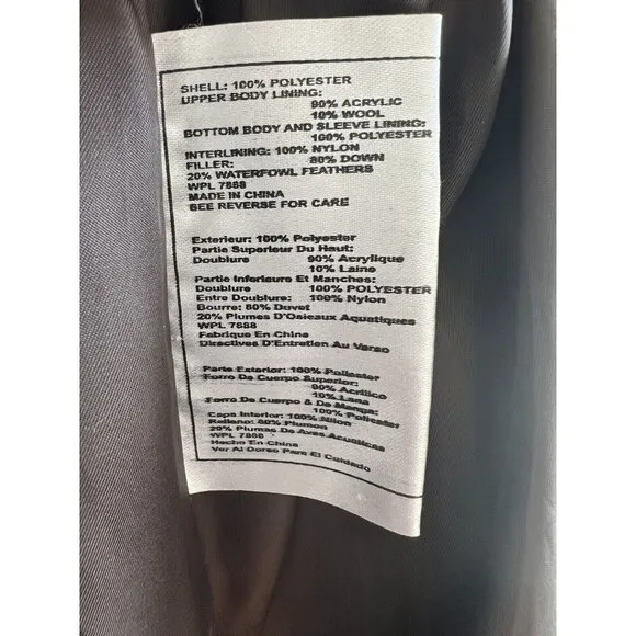 MICHAEL Kors Brown 2-Way Zipper Puffer Coat S