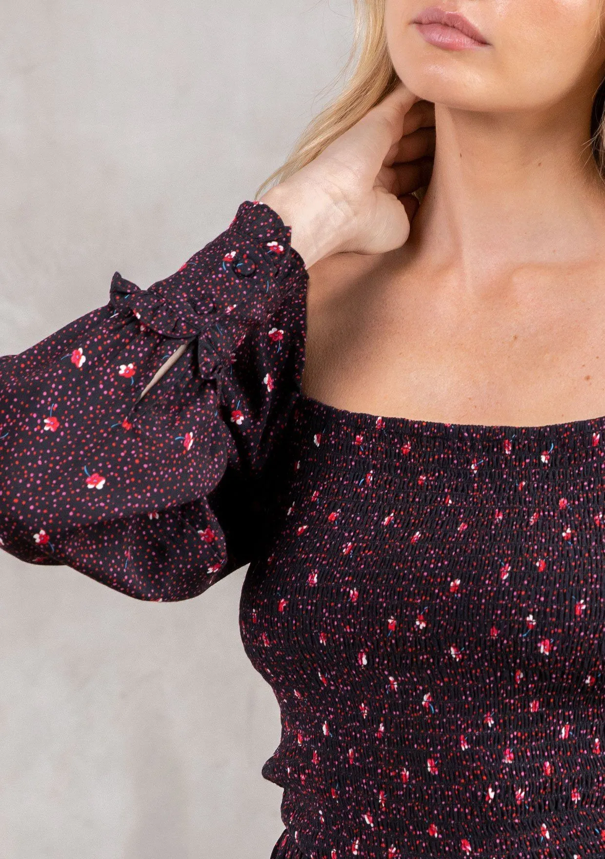 Milou Smocked Top