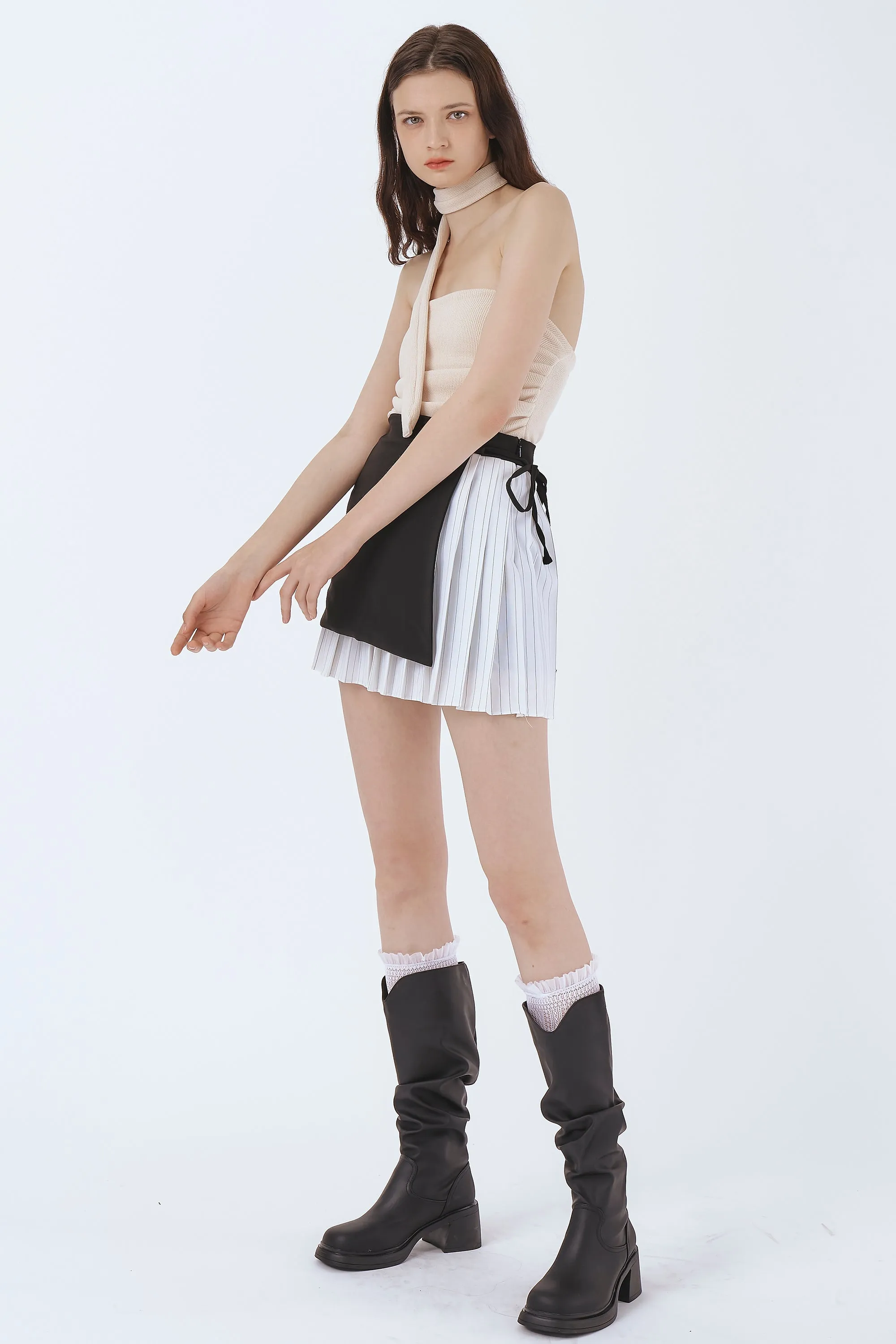 Mindy Layering Pleated Skort