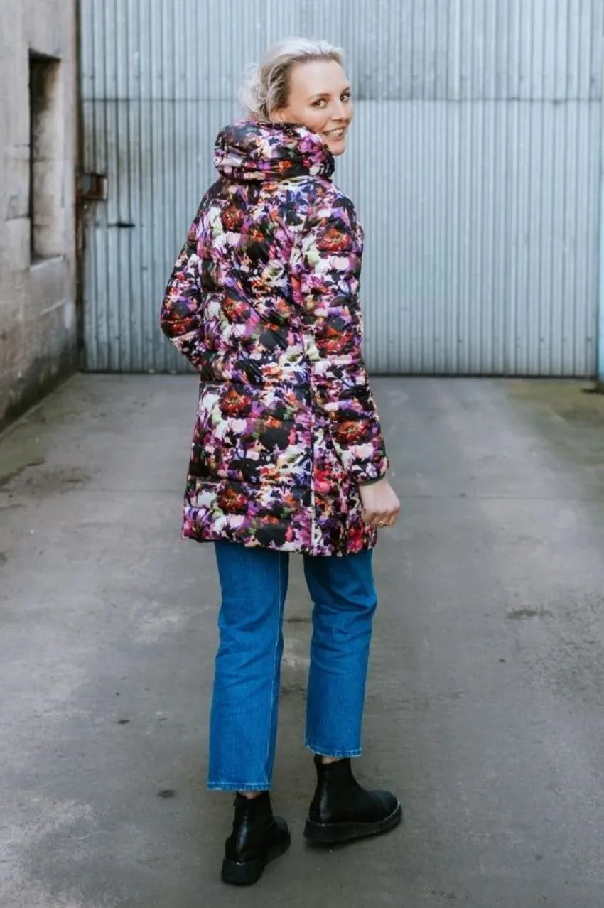Moke Arnie Reversible Puffer Jacket - Cypress/Purple