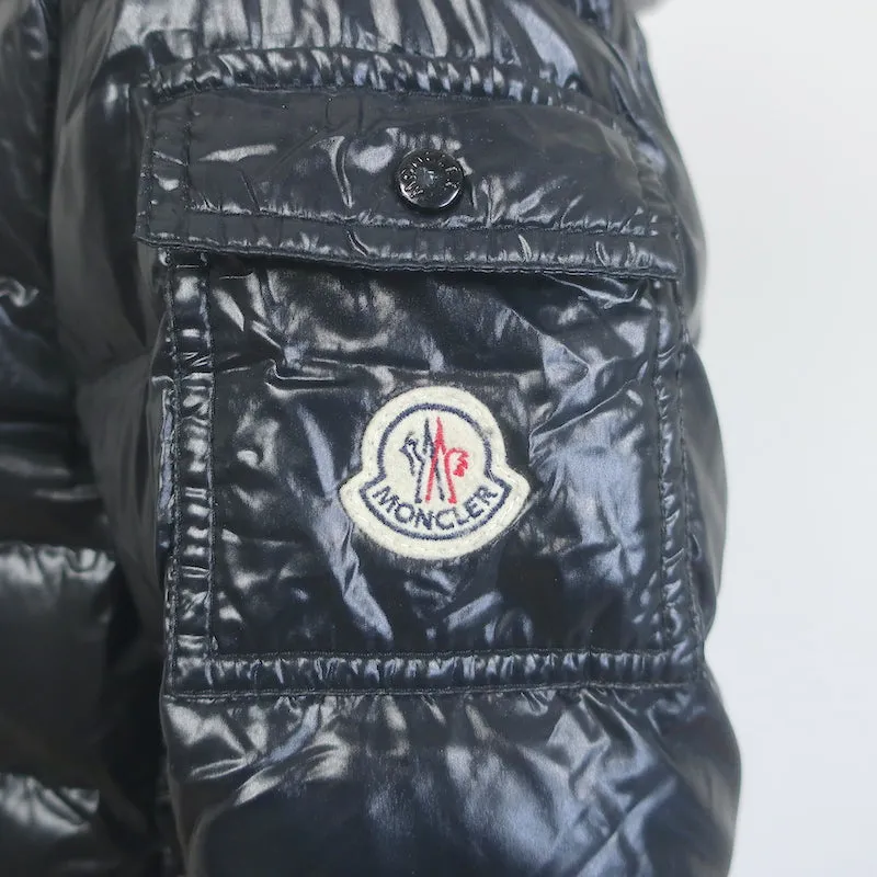 Moncler Bady Hooded Down Puffer Jacket Black Size 3