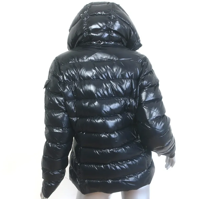 Moncler Bady Hooded Down Puffer Jacket Black Size 3