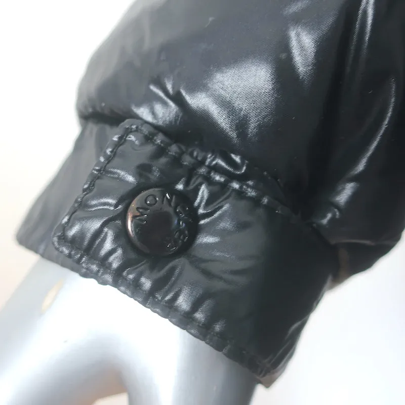 Moncler Bady Hooded Down Puffer Jacket Black Size 3