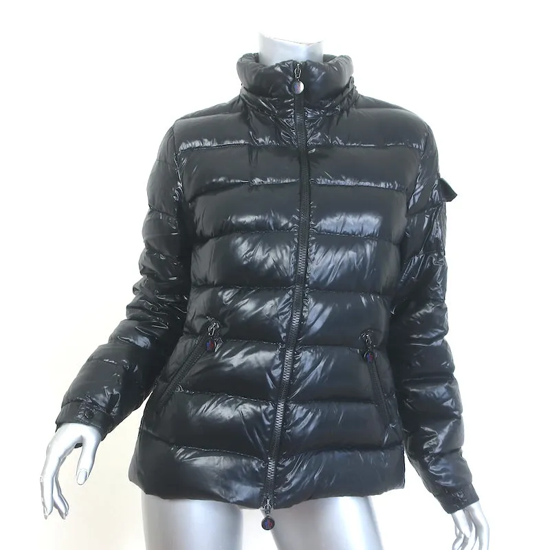 Moncler Bady Hooded Down Puffer Jacket Black Size 3