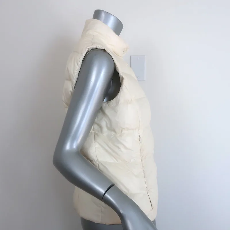 Moncler Ghana Down Puffer Vest Cream Size 3