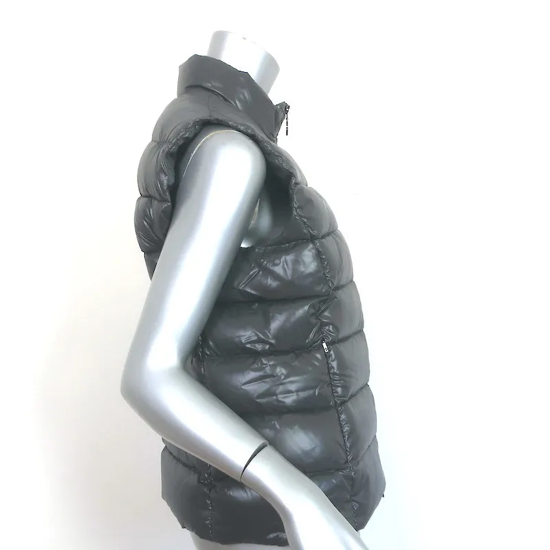 Moncler Ghany Down Puffer Vest Charcoal Size 4