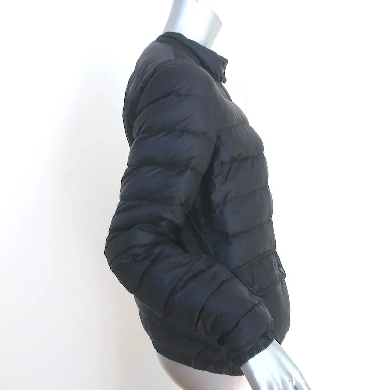 Moncler Lans Quilted Down Puffer Jacket Black Size 4