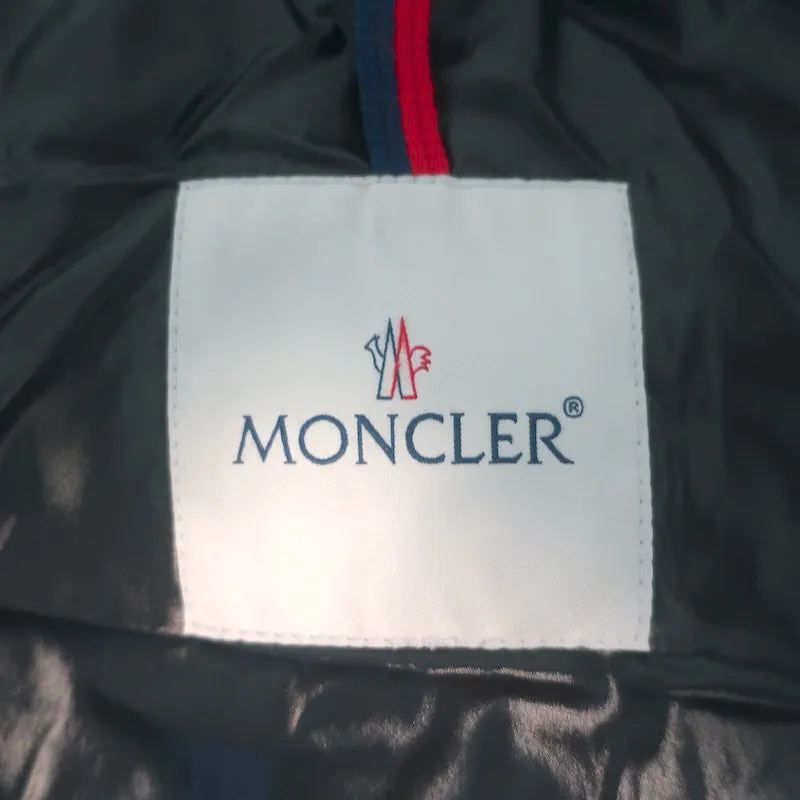 Moncler Ribaudfur Fox Fur-Trimmed Hooded Down Puffer Jacket Black Size 0
