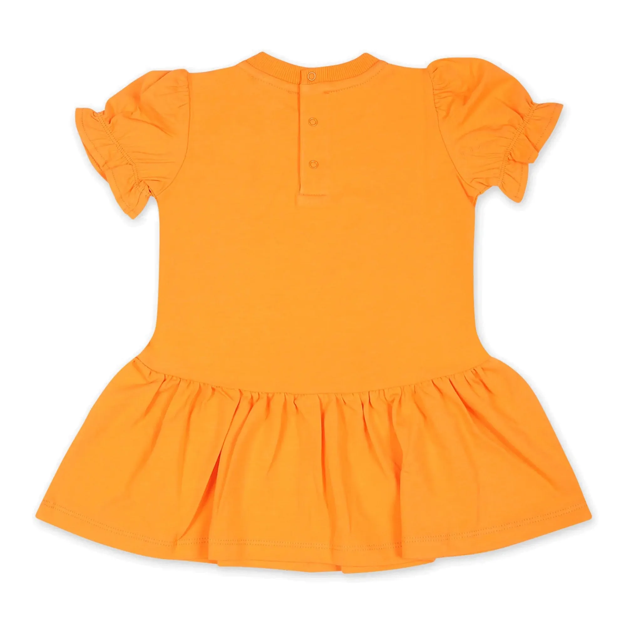 Moschino Baby Girls Orange Hearts Dress