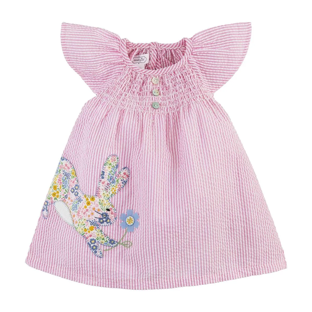Mud Pie Bunny Seersucker Dress
