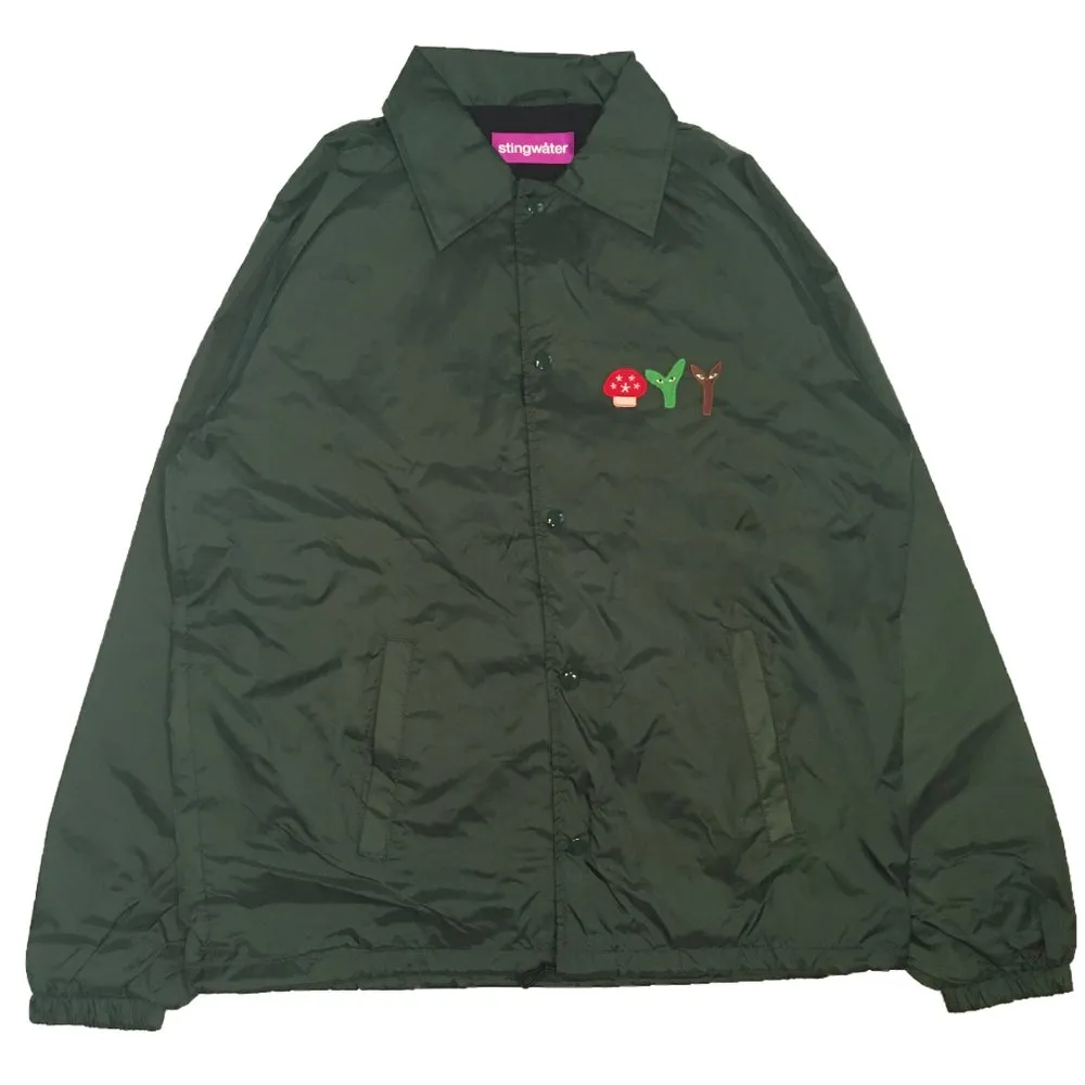 My broes and my groes coach’s jacket green