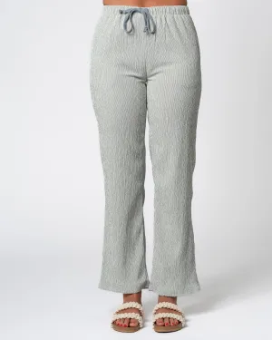 Myrtle Seersucker Pants- Blue