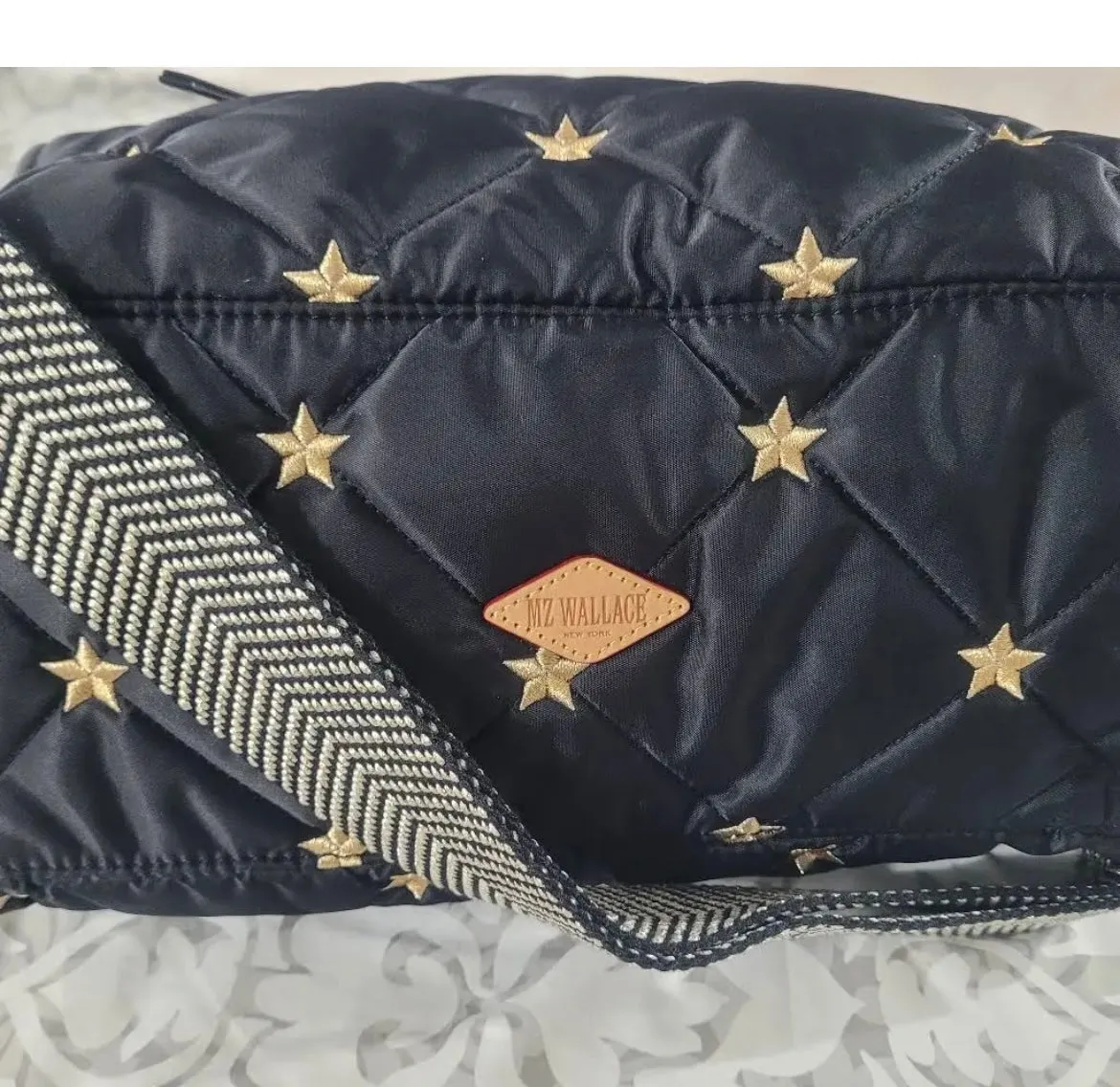 MZ Wallace Madison Quilted Star Shopper Bag