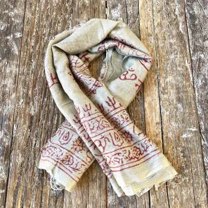 NAT VISCOSE SCARF/SARONG 100X195cm