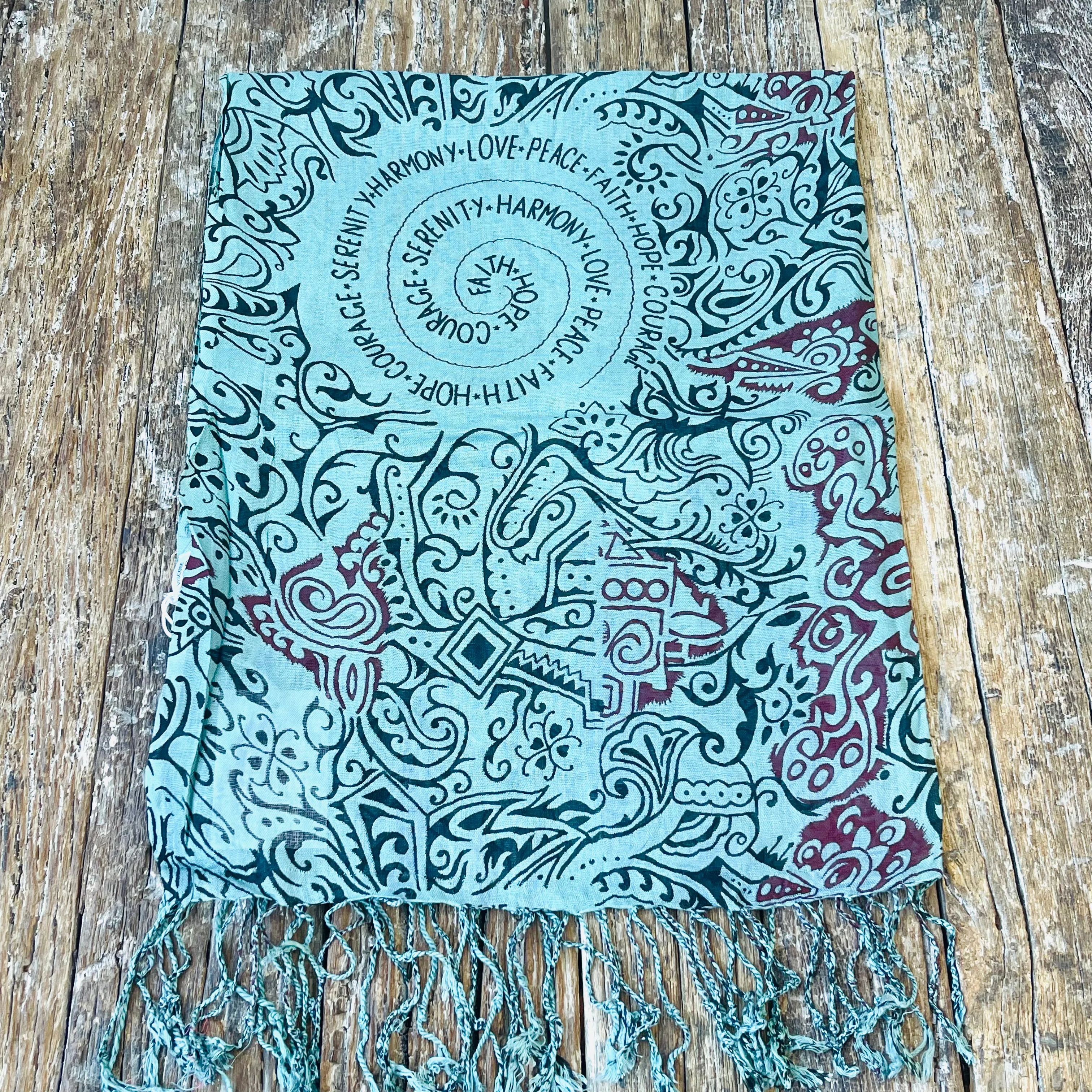 NATURAL VISCOSE SCARF/SARONG 70X180CM