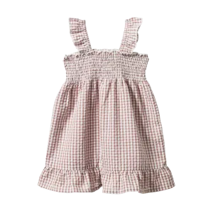 Nature Baby Gala Dress - Twilight Check