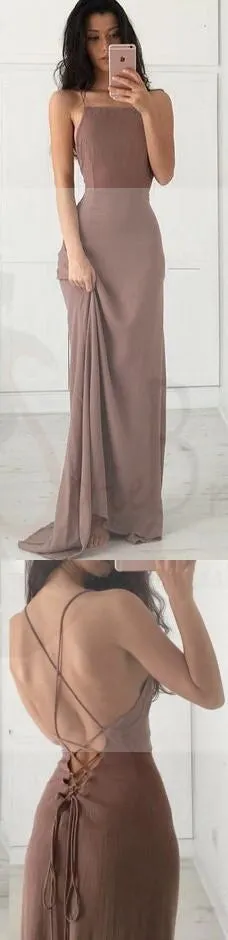 New Arrival Prom Dresses, Spaghetti Straps Prom Dresses, Fashion Dresses, Charming Prom Dresses, Simple Prom Dresses, Cocktail Prom Dresses, Evening Dresses, Long Prom Dress, Prom Dresses Online, PD0154