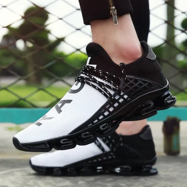New Black slingshot Running Shoes Lovers Breathable Outdoor Sport Shoes Summer Cushioning Male Shockproof Sole Sneakers