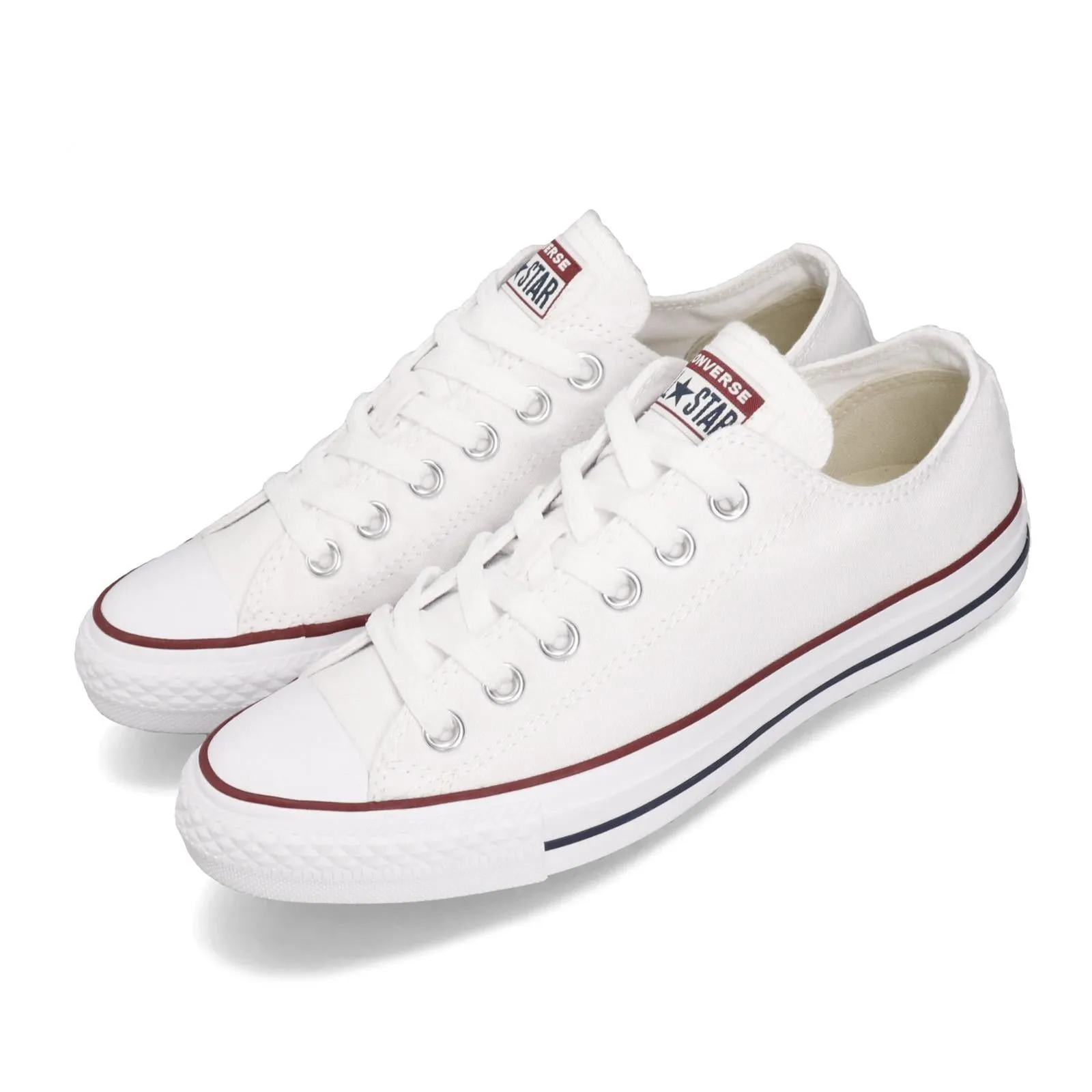 New Unisex Converse CHUCK TAYLOR ALL STAR LOW TOP in White, Men's Sz 11, Women's Sz 13! Right shoe has couple of minor scuff marks on inner side of shoe from shipping, may come out!