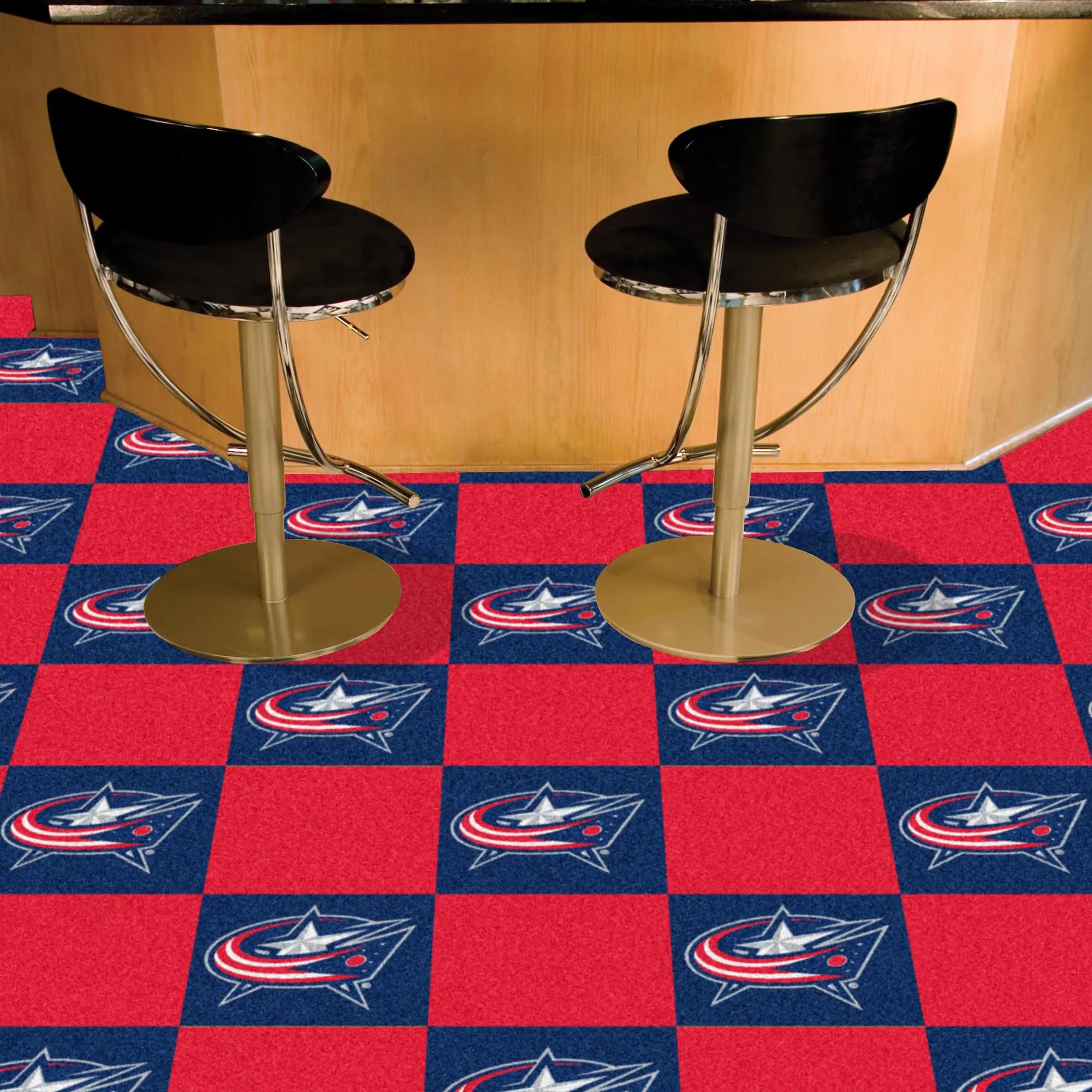 NHL - Columbus Blue Jackets Team Carpet Tiles
