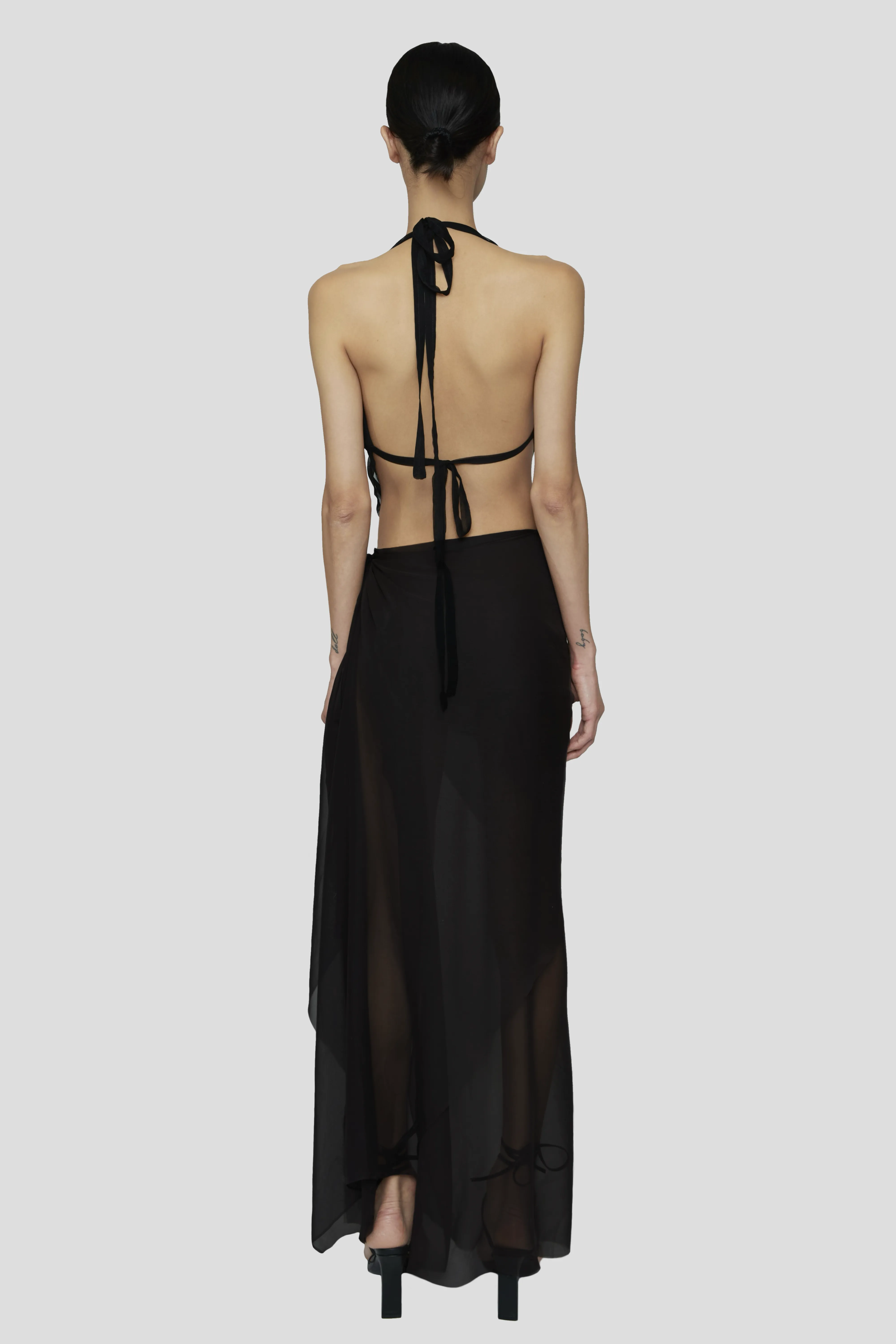 NOIR PLUNGE TOP