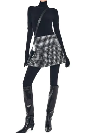 Norma Kamali - Pleated Mini Skirt