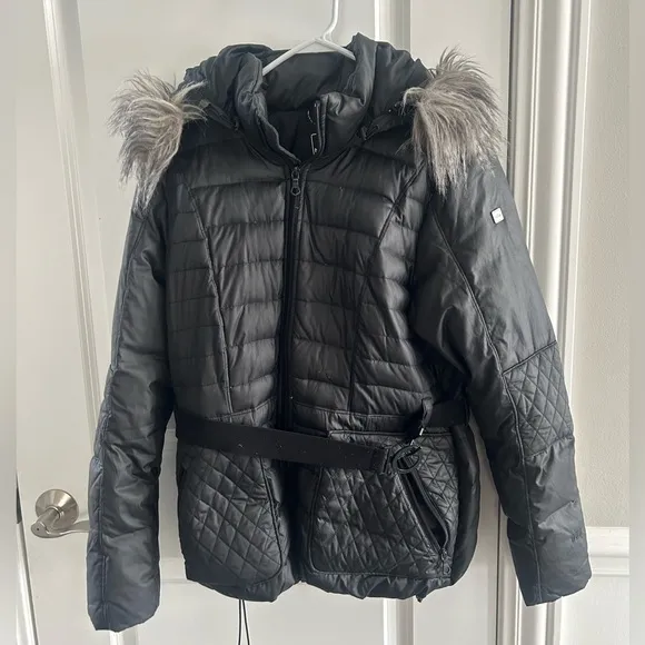 Northface Faux Fur Hooded Puffer Jacket