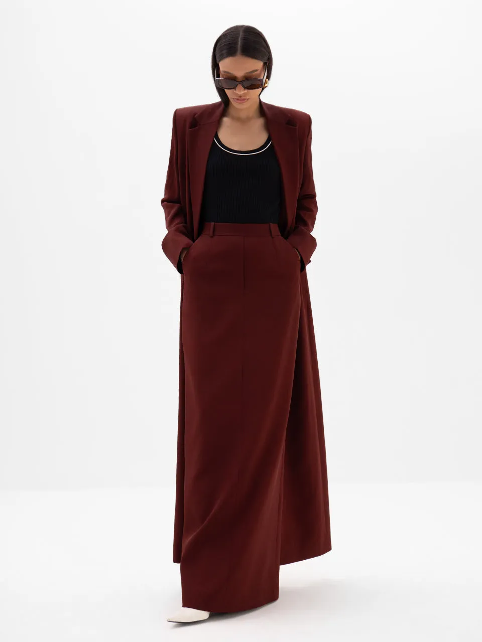Noura Signature Long Blazer