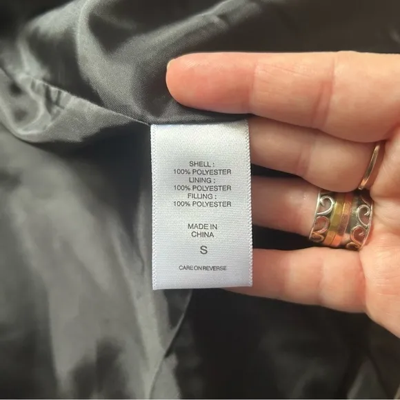 NWT New York and Company Short Zip-Front Puffer Jacket Ultra-Puff Collection