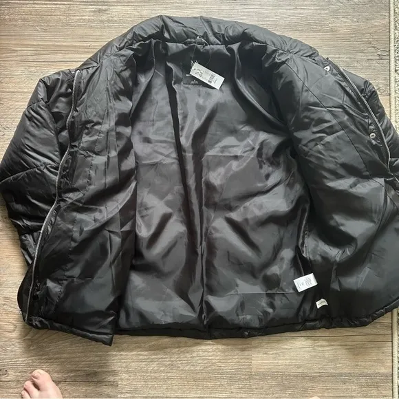 NWT New York and Company Short Zip-Front Puffer Jacket Ultra-Puff Collection