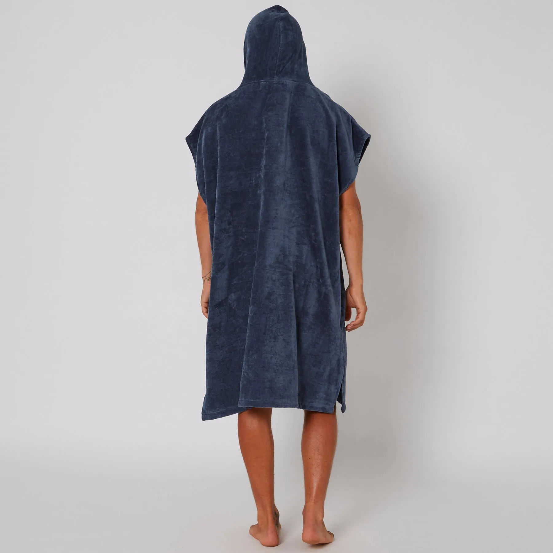 OCEAN AND EARTH Corp Hooded Poncho - Navy
