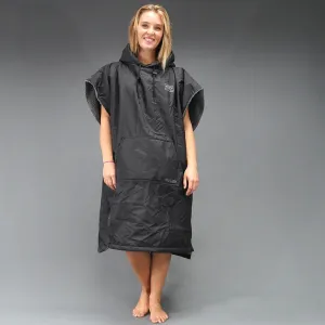 Ocean and Earth Perfect Storm Hooded Waterproof Robe Black