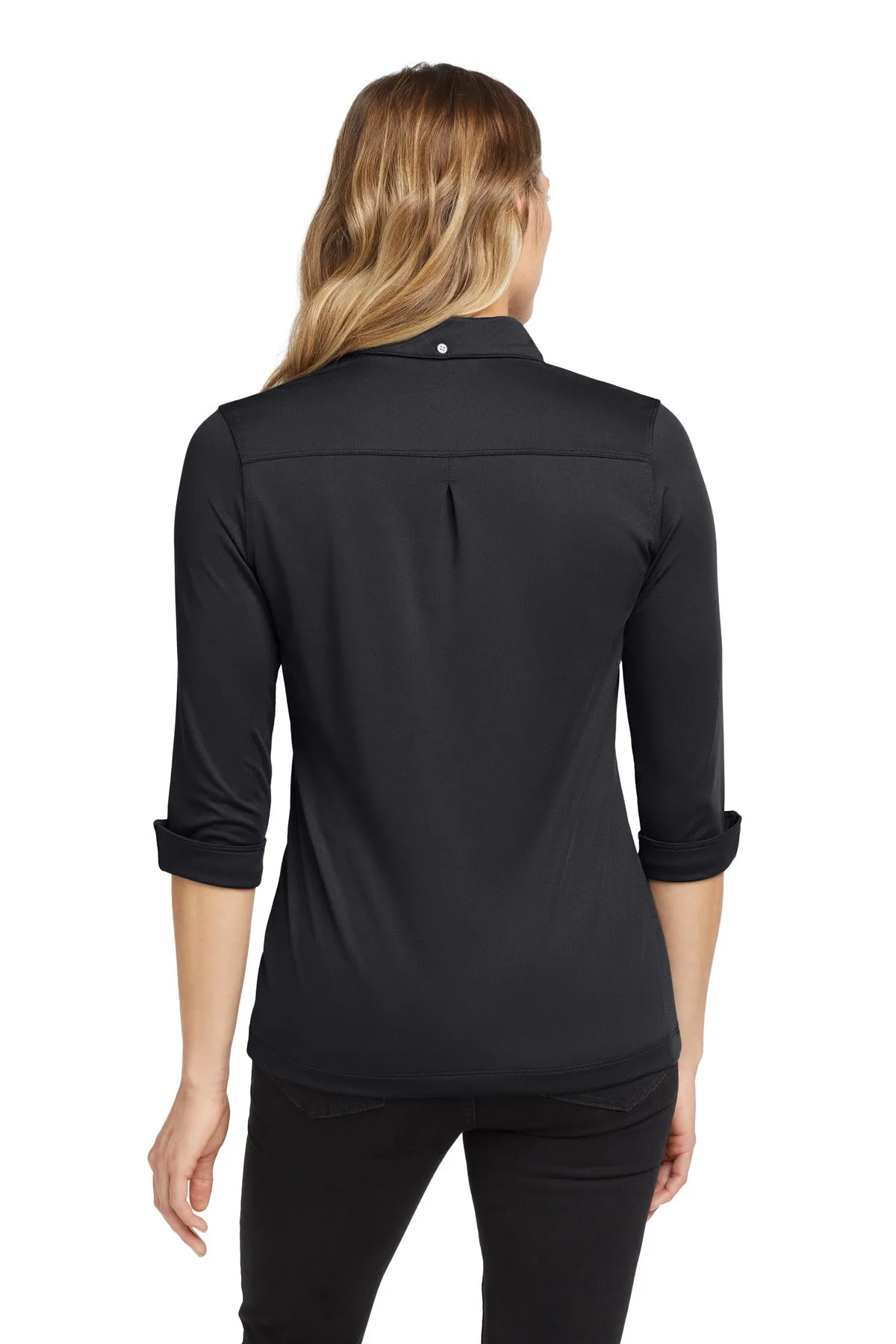 OGIO Women's Gauge Polo. LOG122 Blacktop