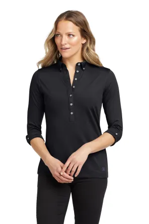 OGIO Women's Gauge Polo. LOG122 Blacktop