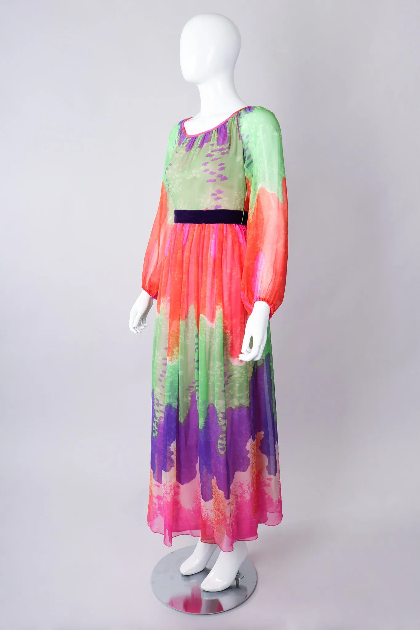 Ombré Chiffon Dress