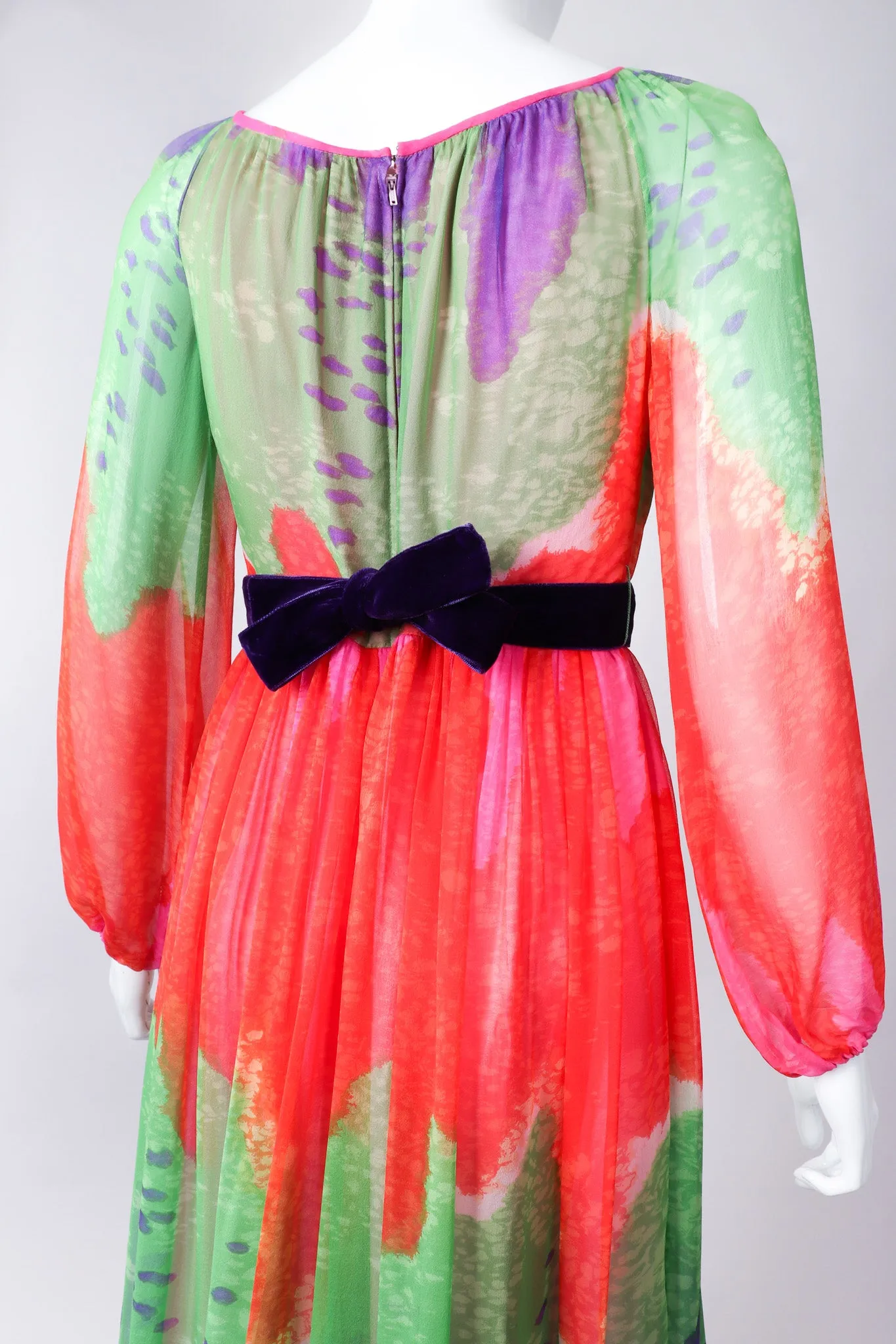 Ombré Chiffon Dress