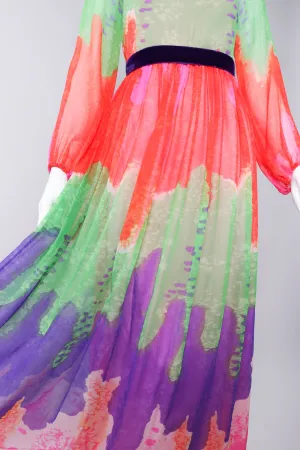 Ombré Chiffon Dress