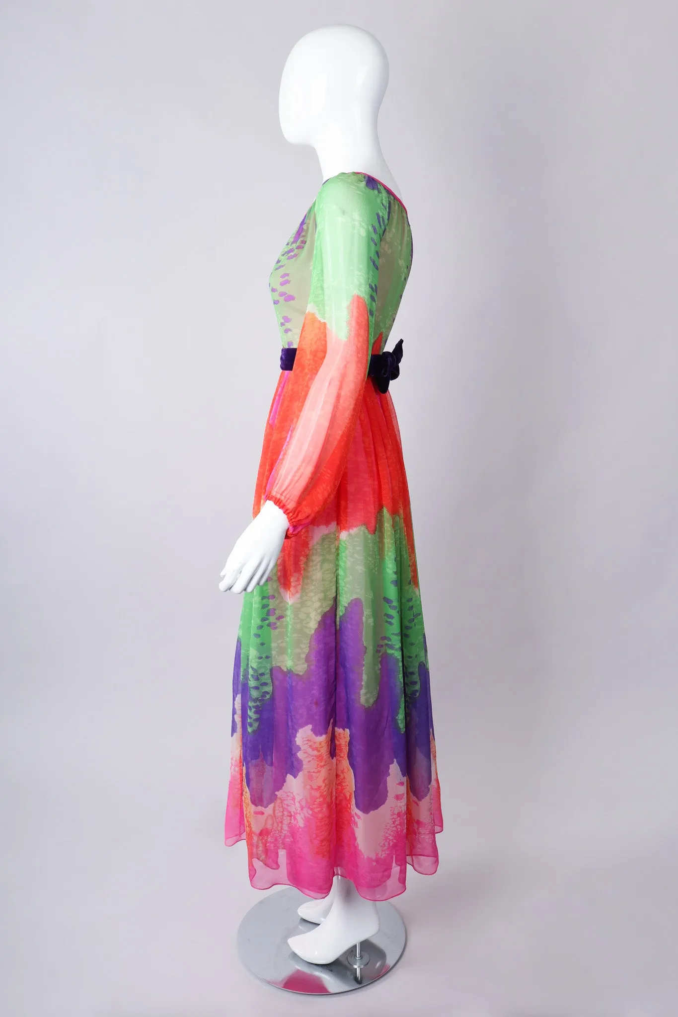 Ombré Chiffon Dress