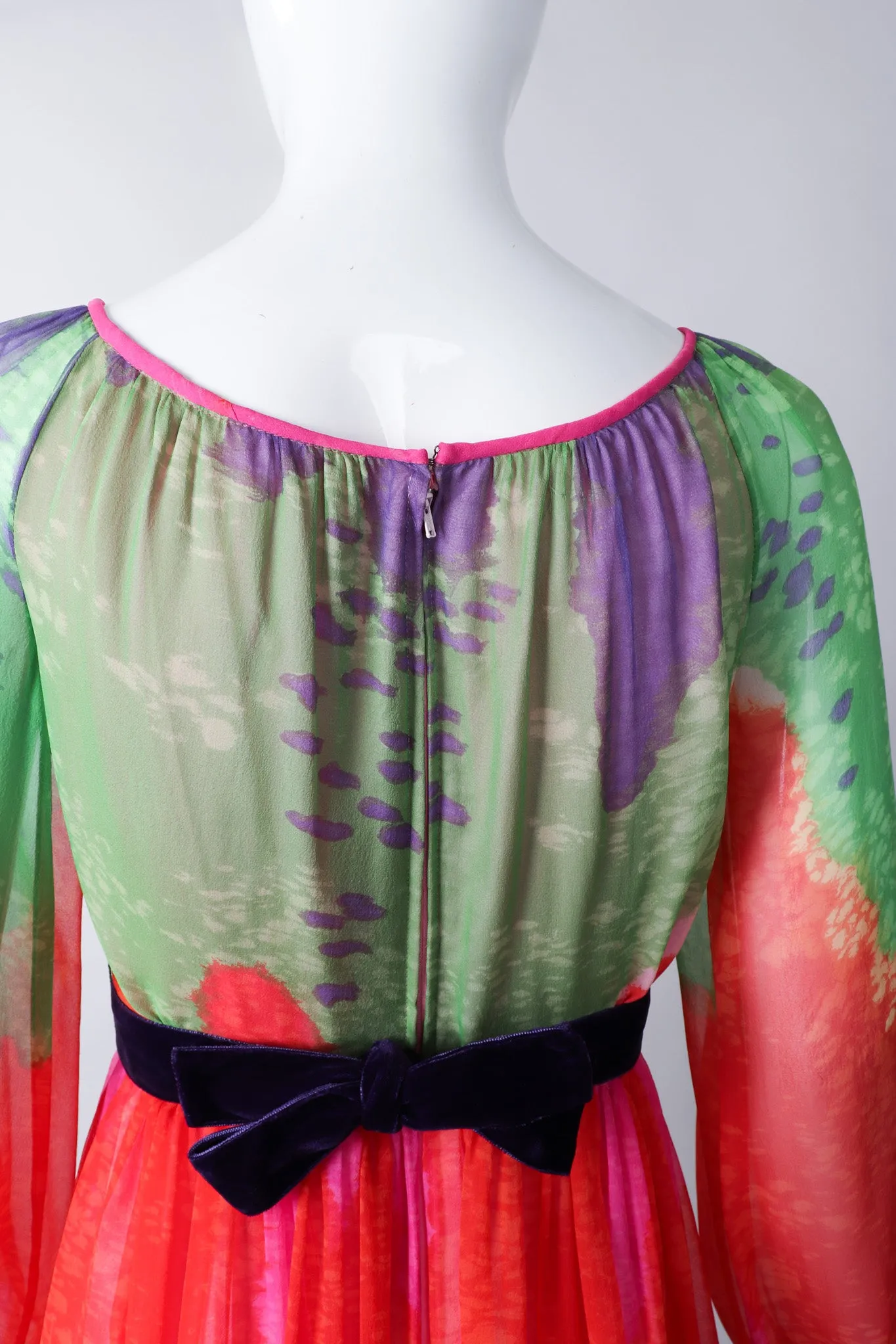 Ombré Chiffon Dress