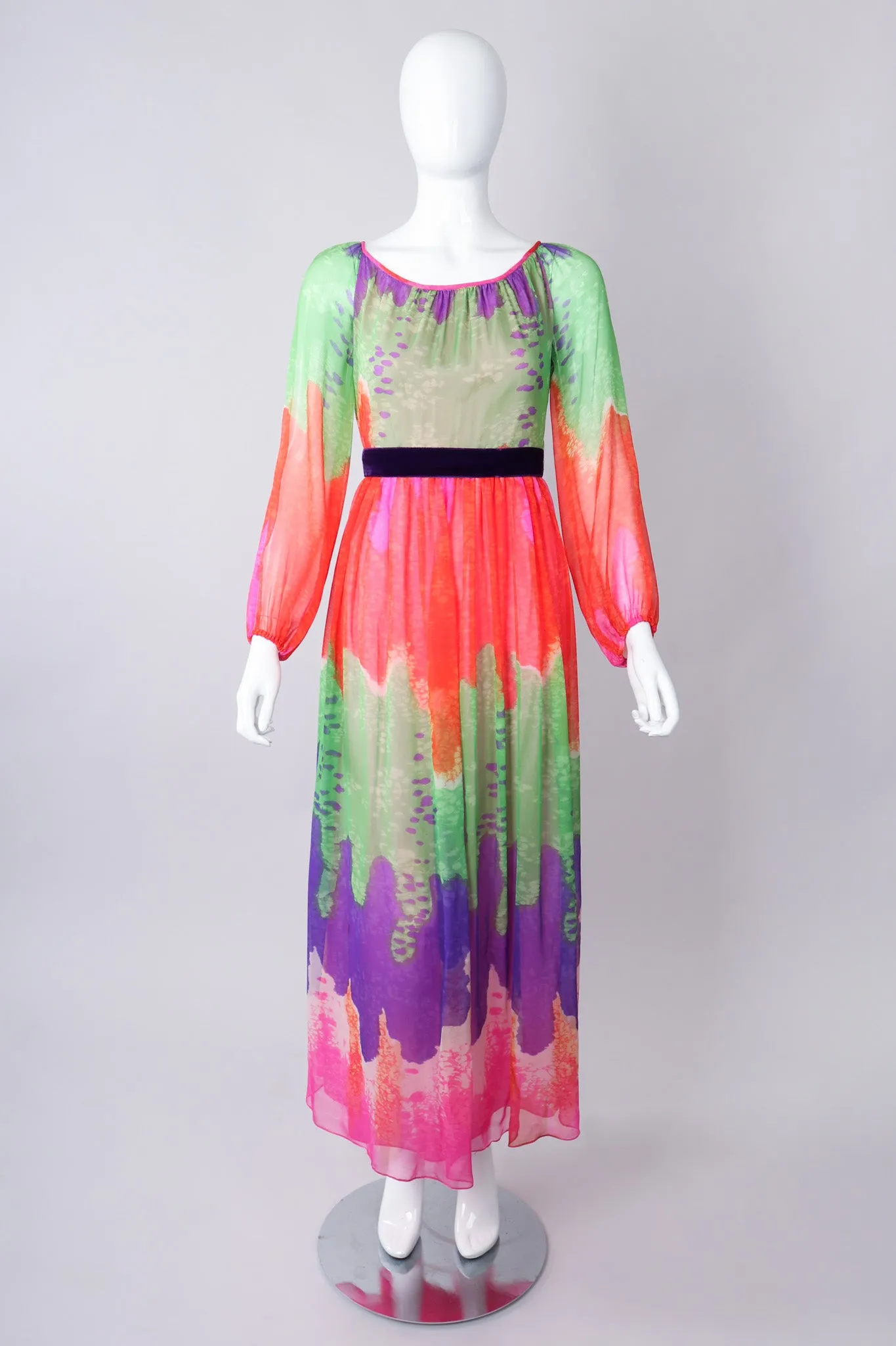 Ombré Chiffon Dress