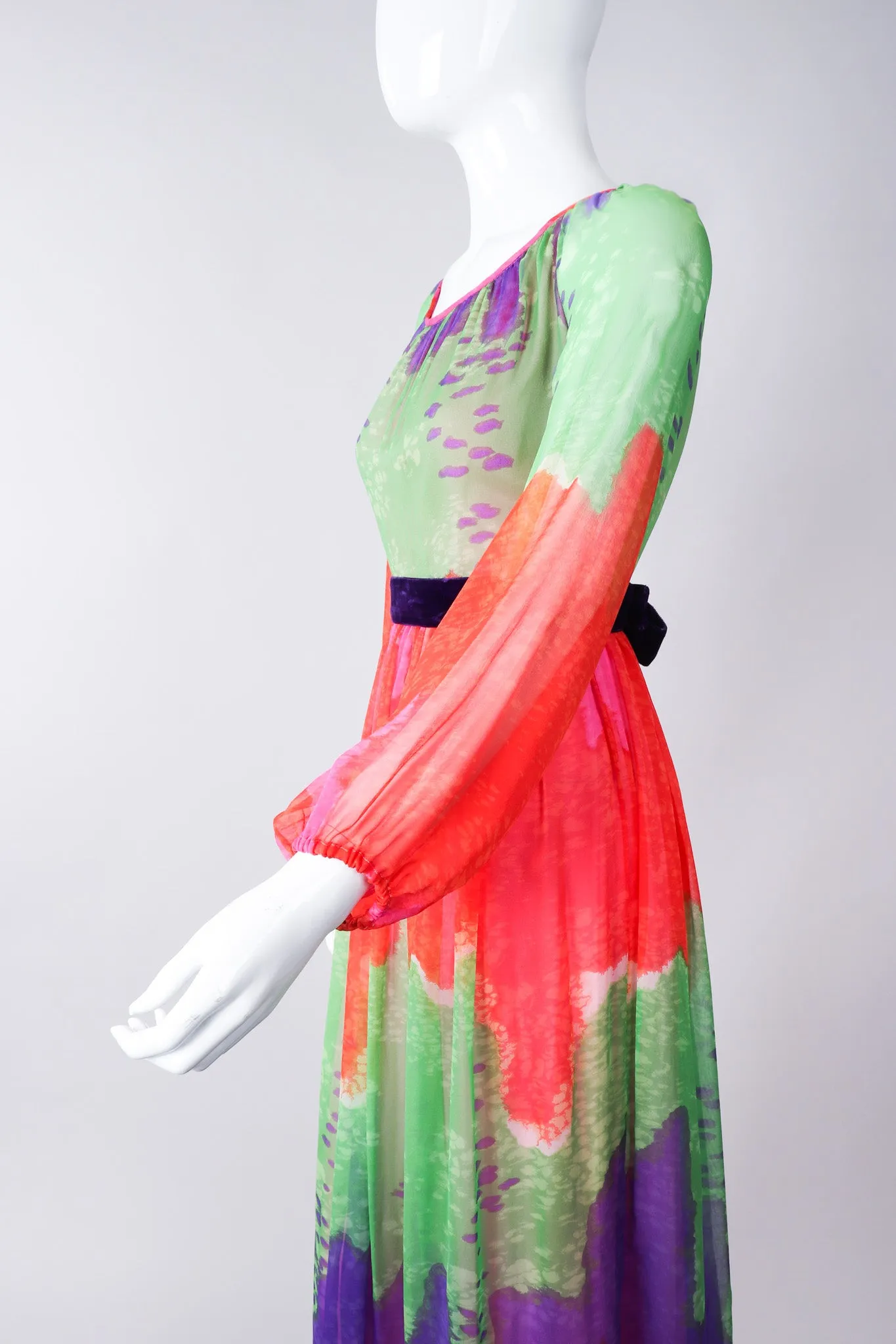 Ombré Chiffon Dress