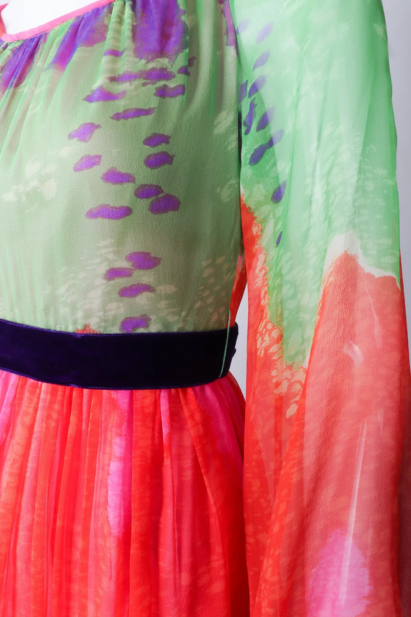 Ombré Chiffon Dress
