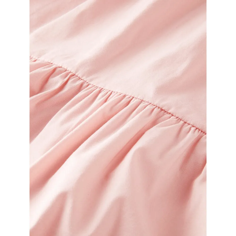 Open Back Ruffled Dress - Blossom