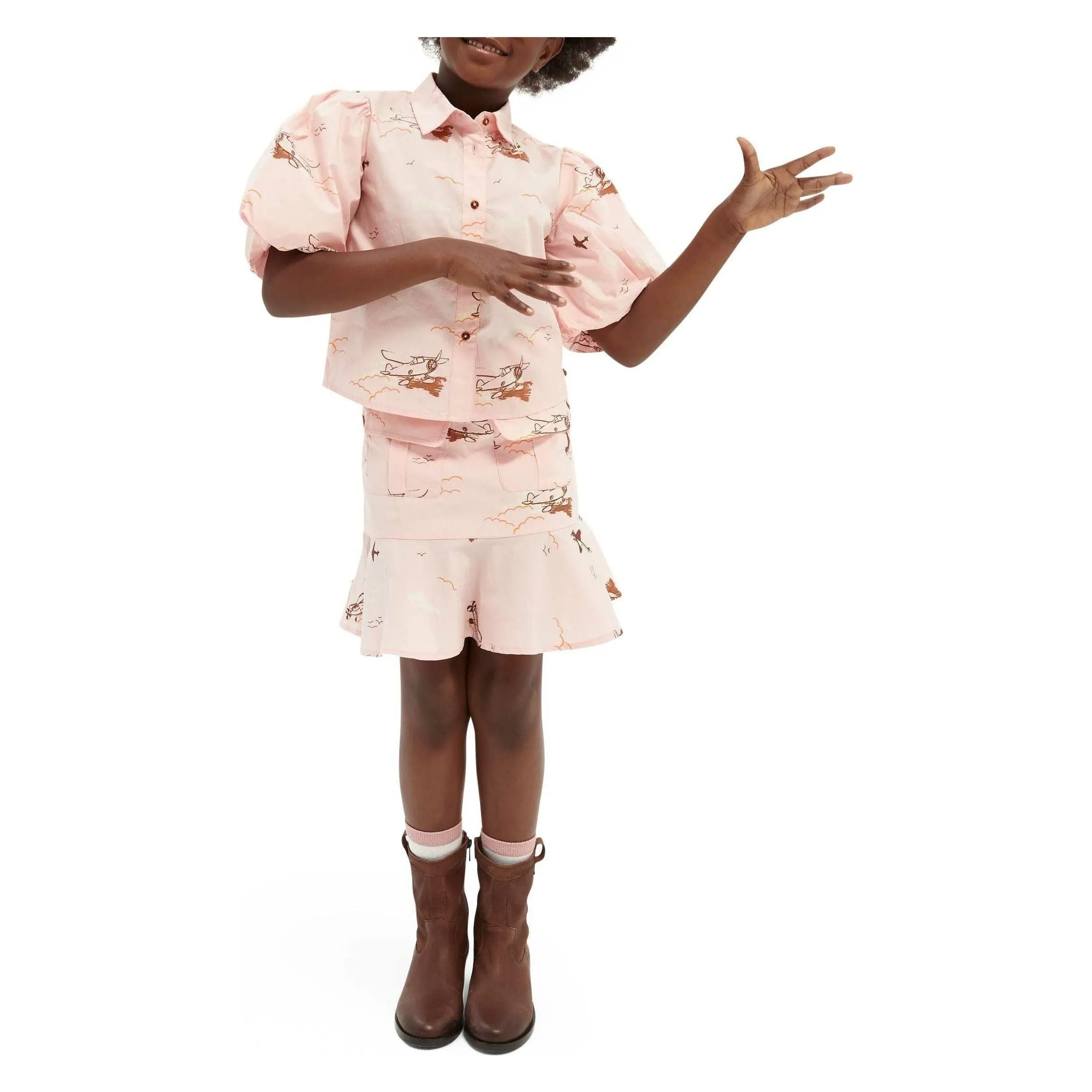 Organic Crispy Cotton Skirt