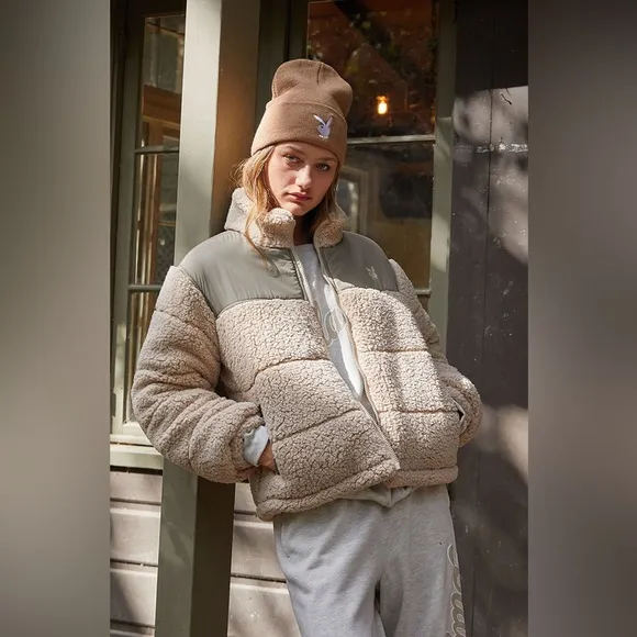 Pacsun Playboy Apres Ski Puffer NWT