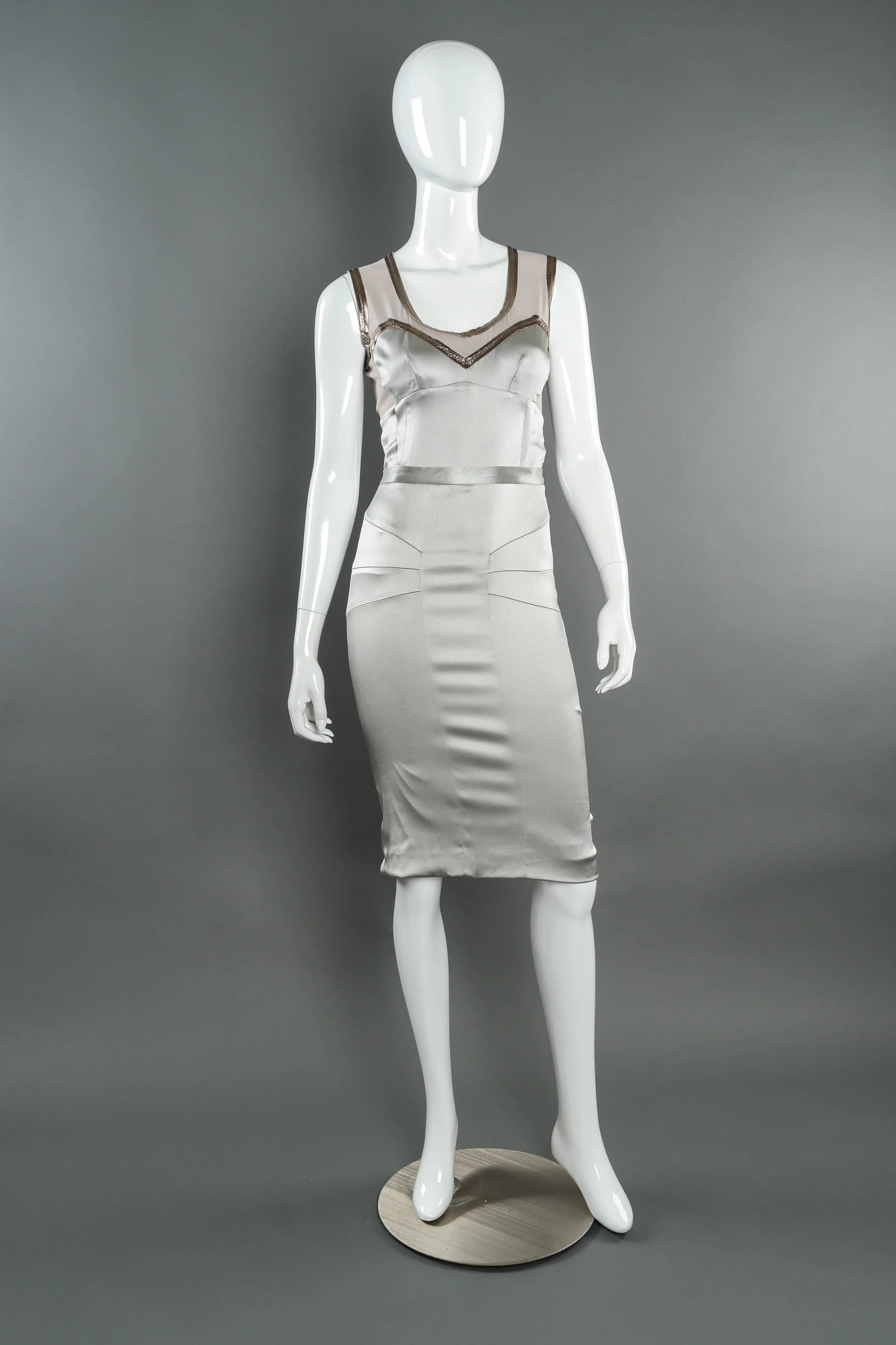 Panel Midi Sheath Dress