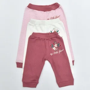 Pants Flower - 3 pack 3-6-9 M